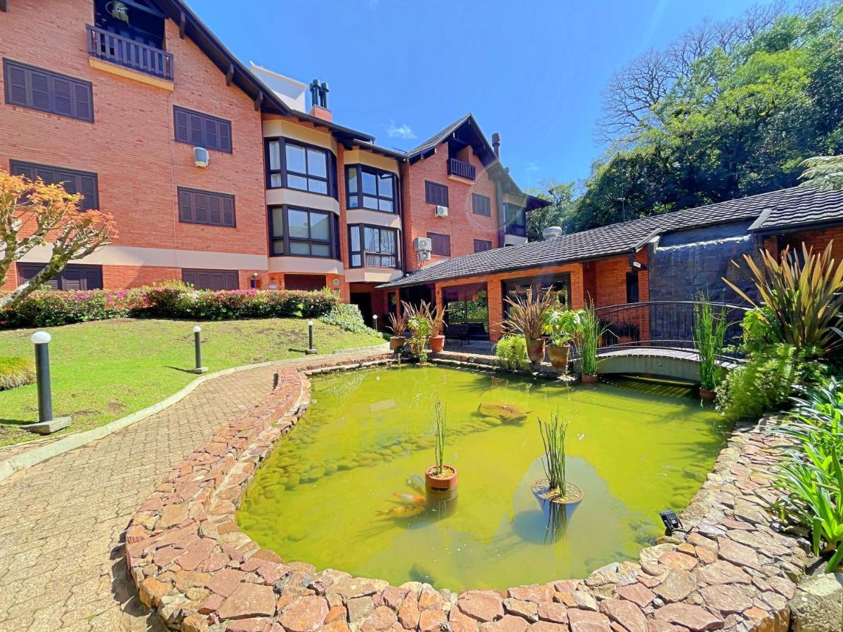 Aconchegante Apto 3 Dorm. Com Piscina Aquecida Gramado Exterior photo